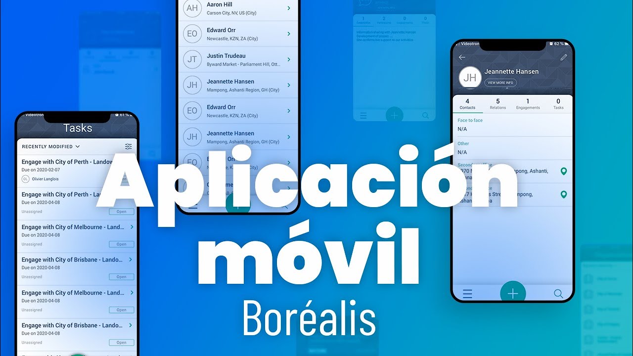 Aplicación móvil Boréalis
