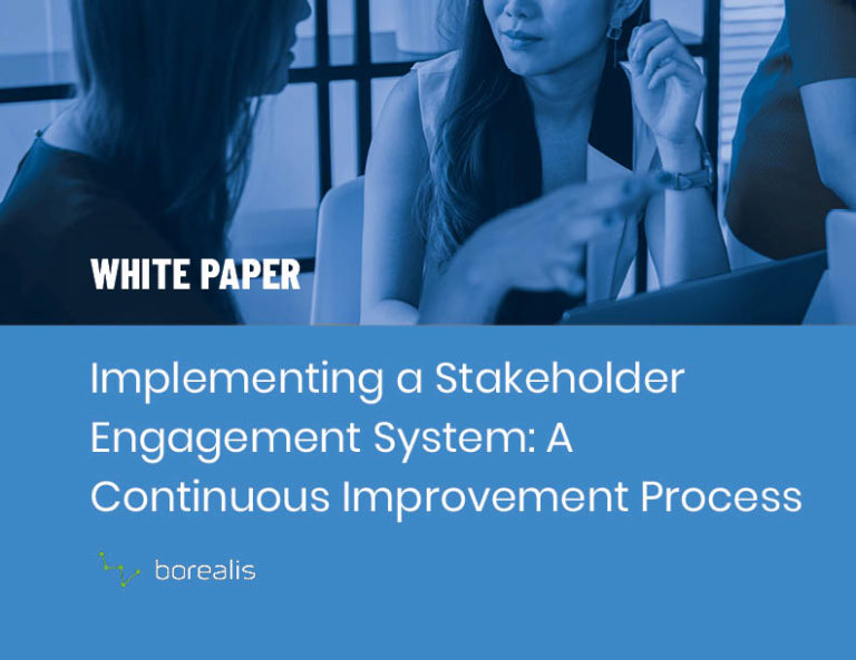 Stakeholder Engagement White Paper